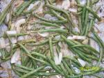 American Roasted Green Beans With Garlic and Onions Dinner