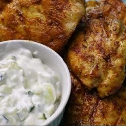 Australian Grilled Chicken Thighs with Curry and Yogurt BBQ Grill