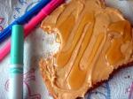Iranian/Persian Ooey Gooey Peanut Butter and Honey Sandwiches open Faced Breakfast