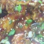 Asian Spicy Asian Style Wings Dinner
