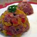Italian Tuna Tartar Appetizer