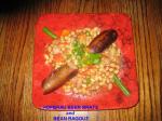 Australian Hofbrau Beer Brats and Bean Ragout Dinner