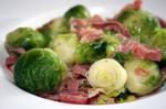 American Uncle Johns Brussels Sprouts With Prosciutto and Leeks Appetizer