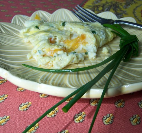 American Herb  Threecheese Omelet Breakfast