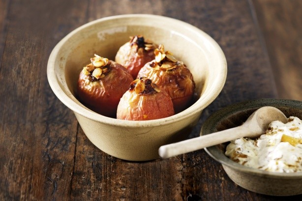 Australian Baked Apples With Burnt Sugar Cream Recipe Dessert