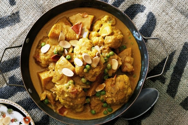 Australian Cauliflower Pumpkin And Pea Korma Recipe Drink