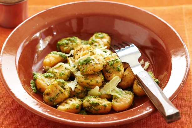 Australian Sweet Potato Gnocchi With Basil Pesto Recipe Drink