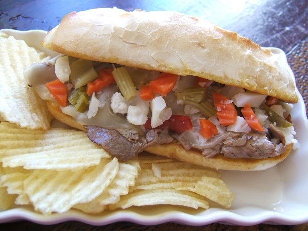 Italian Chicagoitalian Roast Beef Sandwich Dinner