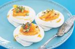 Australian Little Pavs With Syrupy Mandarins Recipe Dessert