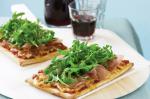 Australian Mozzarella Pizza With Prosciutto and Rocket Recipe Appetizer