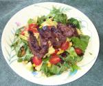 Mexican Steak Avocado  Bean Salad Dinner