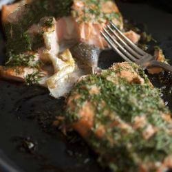 Australian Baked Salmon with Herbs Dessert