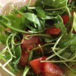 Canadian Rocket Salad with Tomato Appetizer