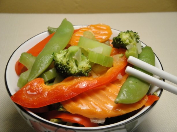 Australian Easy Gingered Vegetables Dinner