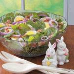 American Sweetsour Spinach Salad Appetizer