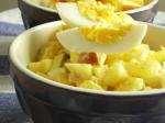 South African Curried Egg  Potato Salad Appetizer
