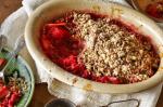 Australian Apple and Rhubarb Crumble Recipe 4 Dessert