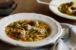 Australian Chicken and Herb Meatball Soup Recipe Dinner