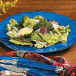Australian Wilted Lettuce Salad with Bacon Dressing Appetizer
