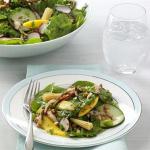 Australian Wilted Shiitake Spinach Salad Appetizer