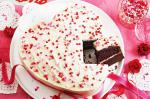 American Red Velvet Heart Cake With Cream Cheese Frosting Recipe Dessert