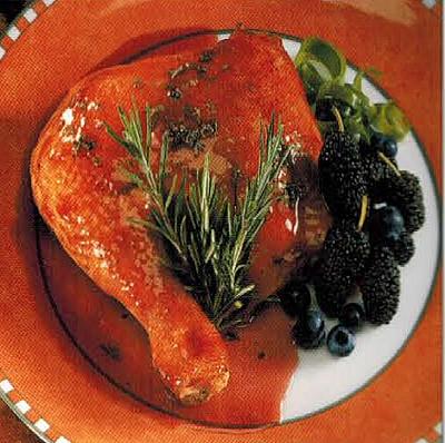 American Chicken Marylands With Redcurrant Sauce Appetizer