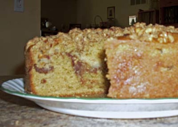 Australian Walnutpear Sour Cream Coffee Cake Dessert