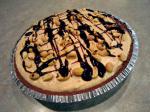 Australian Frozen Peanut Butter Cheesecake With Fudge Sauce Topping Dessert
