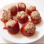 Australian Small Bell Peppers Stuffed with Tuna Appetizer
