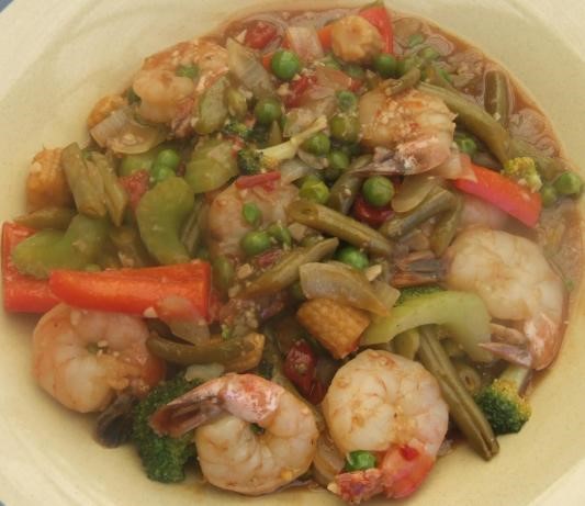 American Stir Fry Shrimp 1 Appetizer