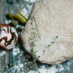 Australian Dough for Pizzas from the Wholewheat Flour Dessert