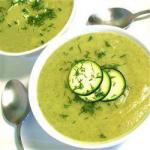 Australian Delicious Soup from the Courgettes Appetizer