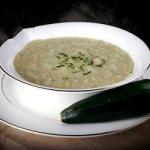 Australian Potato Soup with Courgettes and Chicken Dessert