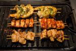 American Coconut Curry Chicken Skewers Recipe BBQ Grill