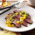 American Steak with Citrus Salsa Dinner