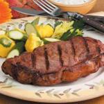 American Steaks with Cucumber Sauce Appetizer