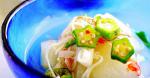 Australian Simmered Winter Melon Imitation Crab and Okra 1 Appetizer