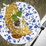 Australian Flambe Omelet with Apple Dessert