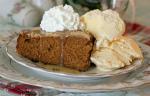 American Streusel Topped Gingerbread With Butter Sauce Appetizer