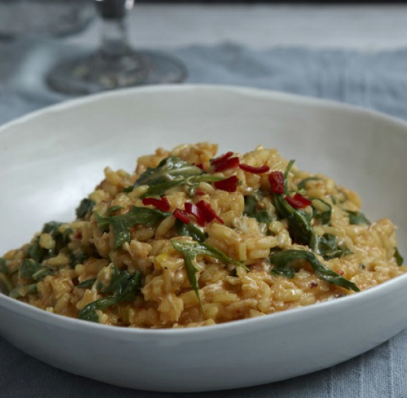 Italian Chili Crab Risotto Dinner