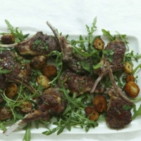 Italian Chili Lamb Cutlets With Mint Appetizer