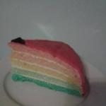 American Rainbow Moustache Cake Dessert