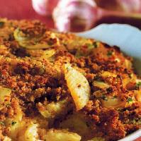 American Cheese Crumble-topped Mash Dinner