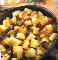Latvian Potatoes with Onion and Herbs Appetizer