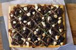 French Caramelised Onion Pizza With Rosemary And Goats Cheese Recipe Appetizer