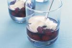 American Raspberries In Red Wine Syrup With Honey Zabaglione Recipe Dessert