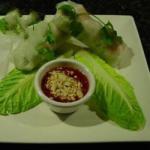 Thai Thai Basil Rolls with Hoisinpeanut Sauce Recipe Appetizer