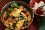 Thai Red Curry Of Chicken Ginger And Thai Basil Recipe Dinner