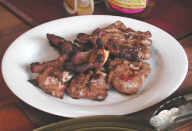 American Perfect Barbecued Lamb Chops Dinner