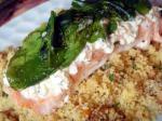 Canadian Salmon With Cream Cheese Spinach  Garlic Appetizer